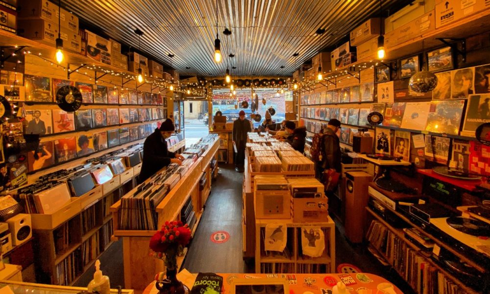HiFi Records & Café Interior